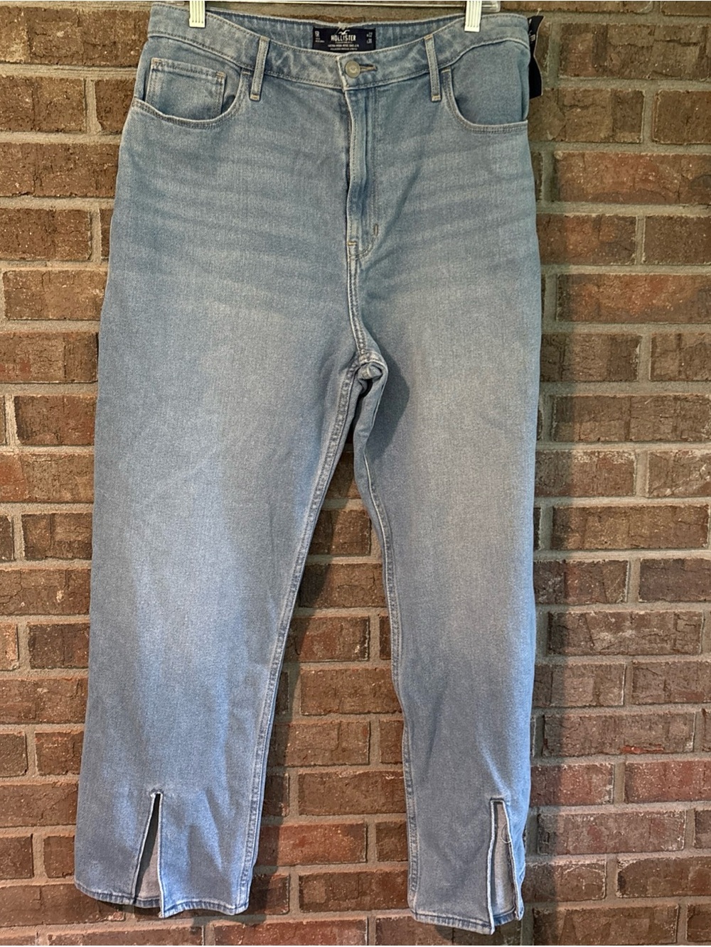 Hollister Light Blue Ultra High-Rise Dad Jeans